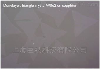10*10mm（巨纳）三角形单层二硒化钨-衬底可选